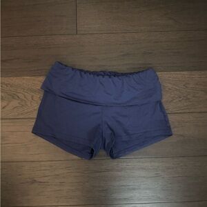 SHEIN Dark Blue Foldover Shorts